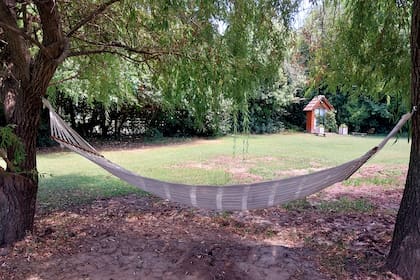 Una hamaca paraguaya en el parque