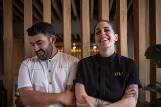 Se enamoraron en una cocina y con el tiempo abrieron un restaurante elegante con sabores de Medio Oriente