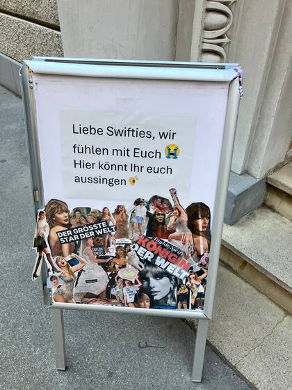 Una iglesia de Viena puso temas de Taylor Swift tras la cancelación de los shows