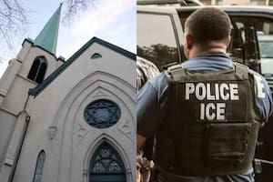 El pesebre "anti ICE" de una iglesia que acapara la atención con su mensaje a favor de los migrantes