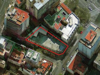 Una imagen aérea de dónde está ubicado el edificio del INTA con sus características