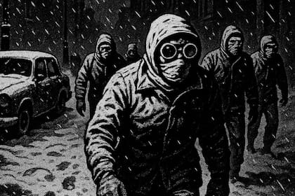 Una imagen al estilo "El Eternauta"