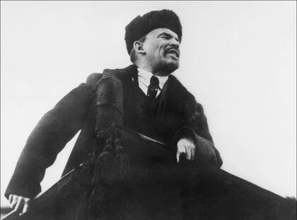 Una imagen de 1918 de Vladimir Ilych Ulianov, Lenin