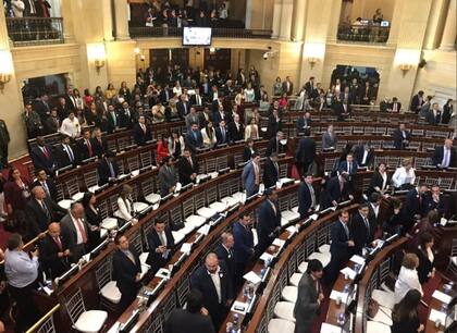 Una imagen de archivo del Congreso de Colombia