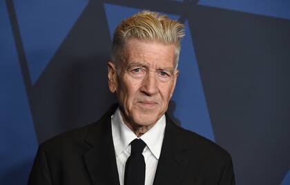 Una imagen de David Lynch en octubre de 2019, cuando recibió el Oscar honorífico