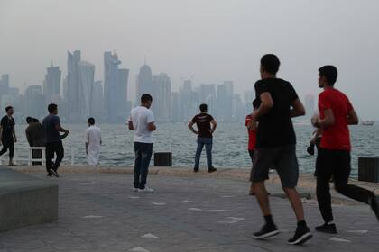 Una imagen de Doha, la capital del emirato