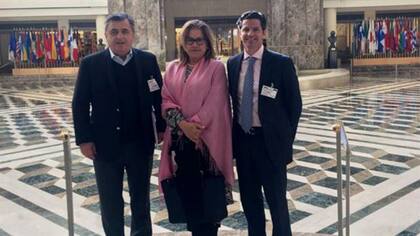 Una imagen de Graciela Camaño en su viaje a Estados Unidos