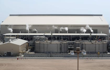 Una imagen de la ciudad industrial de Ras Laffan