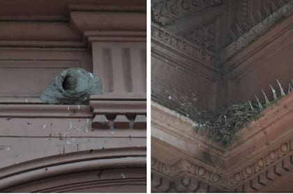 Una imagen de la fachada de la Casa Rosada, subida por De Andreis a su cuenta de Twitter
