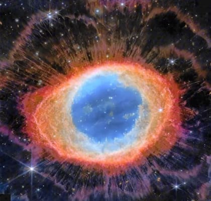 Una imagen de la Nebulosa Helix sorprendió a la comunidad científica (Foto: NASA/JWST)