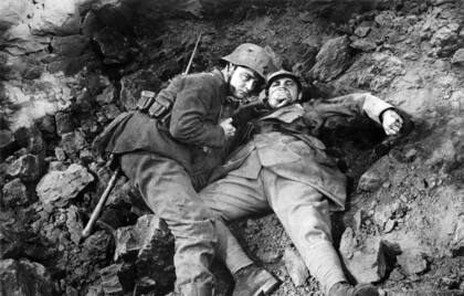 Una imagen de la original Sin novedad en el frente, ganadora en 1930 del Oscar a la mejor película