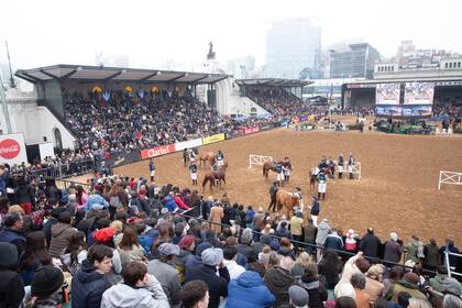 Una imagen de la pista central.