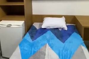 Una imagen de la sala donde está detenido Bolsonaro