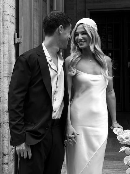 Una imagen de su boda con Diego Peque Schwartzman que Eugenia de Martino compartió en su cuenta de Instagram