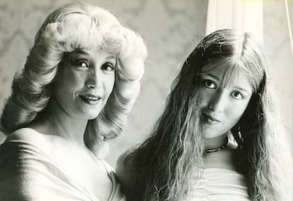 Una imagen del álbum familiar de María Aurelia Bisutti y Paola Papini