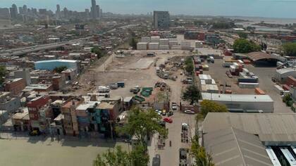 Una imagen del Barrio 31, de Retiro, antes del proyecto de obras de integración que tuvo lugar a partir de 2015