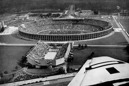 Una imagen del estadio olímpico de Berlín en 1936