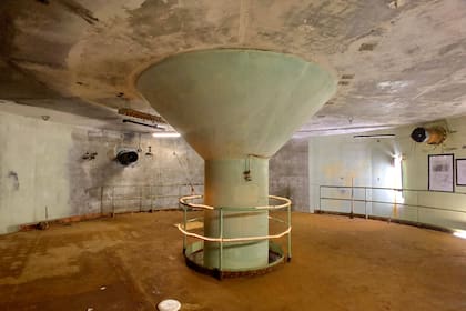 Una imagen del estado en el que estaba el bunker antes de comenzar los trabajos de obras