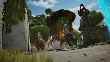 Una imagen del juego Highguard, disponible para PC en Steam, PS5 y Xbox