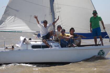 Una imagen del primer día de esta experiencia que comenzó como un año sabático y termino como una aventura de cuatro años