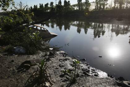 Una imagen desoladora del Riachuelo, uno de los lugares más contaminados del planeta