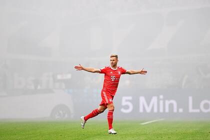 Una imagen impactante, en el 1-0 del gigante, de tiro libre