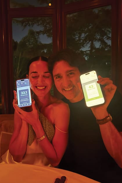 Una imagen que
ella compartió por Instagram durante una
jornada de esquí en Canadá el mes pasado