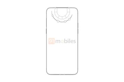 Una imagen reportada por 91 mobiles muestra el diseño que presentó Oppo en la oficina de patentes en China