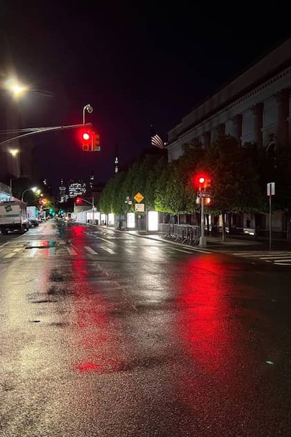 Una imagen tomada por Roger Federer del Museo Metropolitano de Arte de Nueva York cuando ya terminó la MET Gala 2023