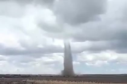 Una imagen tomada por un transportista en el campo