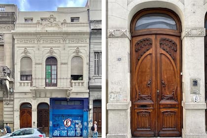 Una impresionante muestra de ebanistería en una vivienda ubicada en Hipólito Yrigoyen al 1400, en el barrio de Monserrat.
