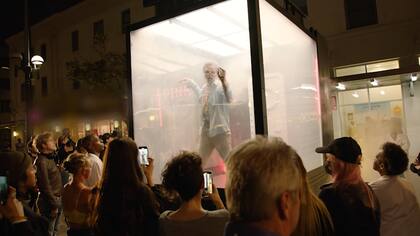 Una instalación de Residen Evil que hizo la agencia publicitaria Bermuda