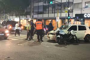 Una integrante de la custodia de Milei chocó con una automovilista en Avenida Libertador