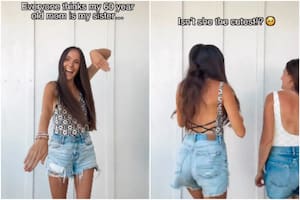 Una joven asegura que su mamá parece su hermana