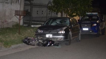 Una joven atropelló a un motociclista en Córdoba