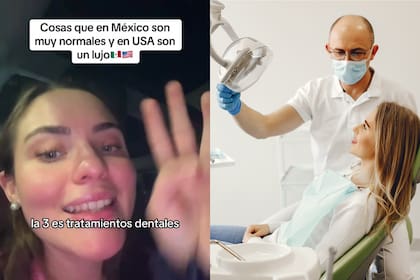 Una joven mexicana contó en TikTok la experiencia de su entorno al tener que asistir a un tratamiento dental en EE.UU.
