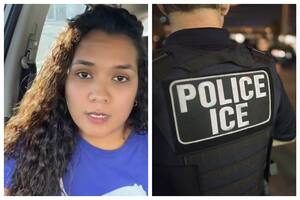 Una joven venezolana contó que por viajar solo con su pasaporte casi pierde su cita con el ICE