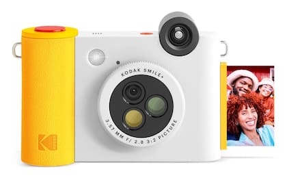 Una Kodak Smile+; tiene un sensor de 10 megapixeles, Bluetooth y una impresora incorporada