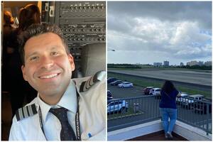 Es piloto de avión y su mamá lo sorprendió con un emotivo video viral