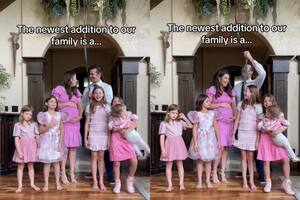 Una madre reveló el género de su bebé y una de sus hijas tuvo una reacción totalmente inesperada