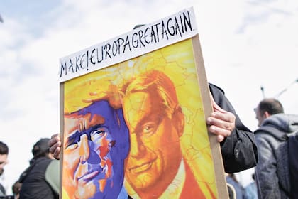 Una manifestación en favor de Viktor Orban