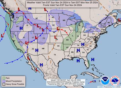 Una masa de aire cálido se espera sobre Florida con lluvias aisladas.