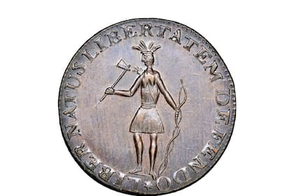 Una moneda de cobre se subastó por miles de dólares debido a la importancia de su historia