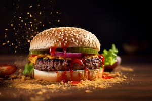 Una mujer almorzaba en una hamburguesería, se atragantó y murió