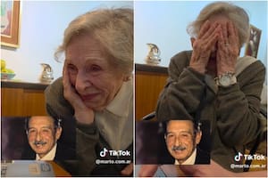 Una mujer de 100 años rompió en llanto al ver una imagen animada de su marido difunto hace 30 años