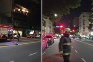 Se incendió un edificio en Palermo