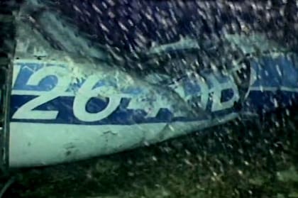 Los restos del avión en el que falleció Emiliano Sala