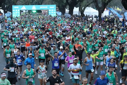 Una multitud participó de la carrera