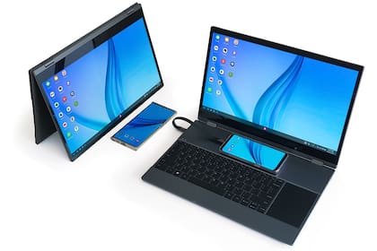 Una NexDock XL, para transformar un celular de Samsung o Motorola en una notebook