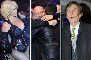 Muscari celebró los cinco años de Sex junto a su hijo, Silvio Soldán y Daniela Cardone